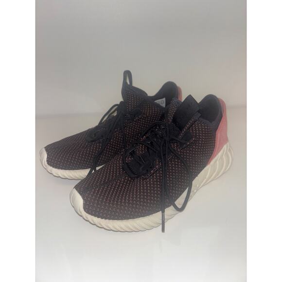 Adidas Tubular Doom Sock PK Primeknit Women's Sneakers Shoes Black Pink Size 7 - Picture 3 of 7
